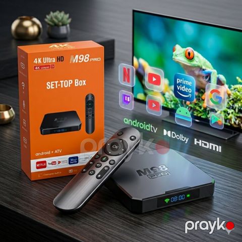 TV box M98PRO 4K Ultra-HD 5G Android — Bakı