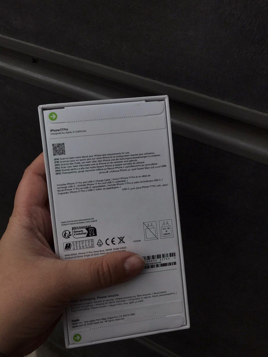 Apple iPhone 17 Pro Deep Blue 256GB/12GB — Smartfonlar, Bakı (2)