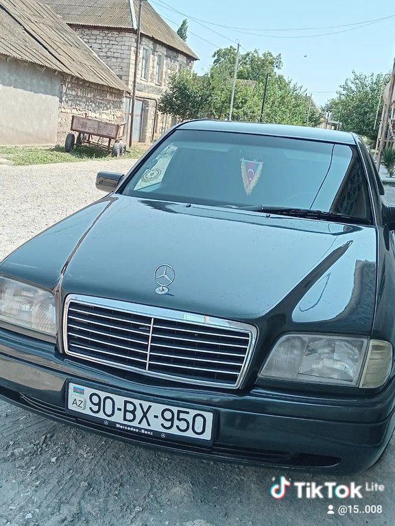 Mercedes C 200, 2.0 L, 1995 il, 32 000 km — Avtomobillər, Şəmkir (2)