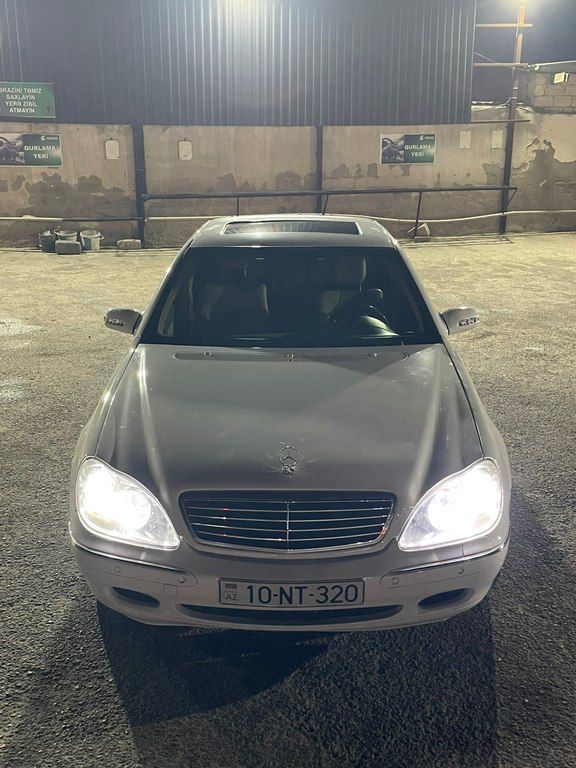 Mercedes S 320, 3.2 L, 2000 il, 298 555 km — Avtomobillər, Bakı (8)