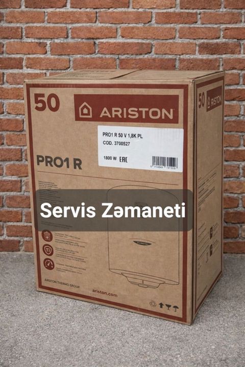 Ariston 50 l, Yeni, Kredit yoxdur, Pulsuz çatdırılma, Rayonlara çatdırılma — Elnur — Electronics