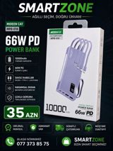 MIDEEN CAT MPB-018 66W PD Power Bank - 10,000 mAh yüksək tutum - 66W — Mallar