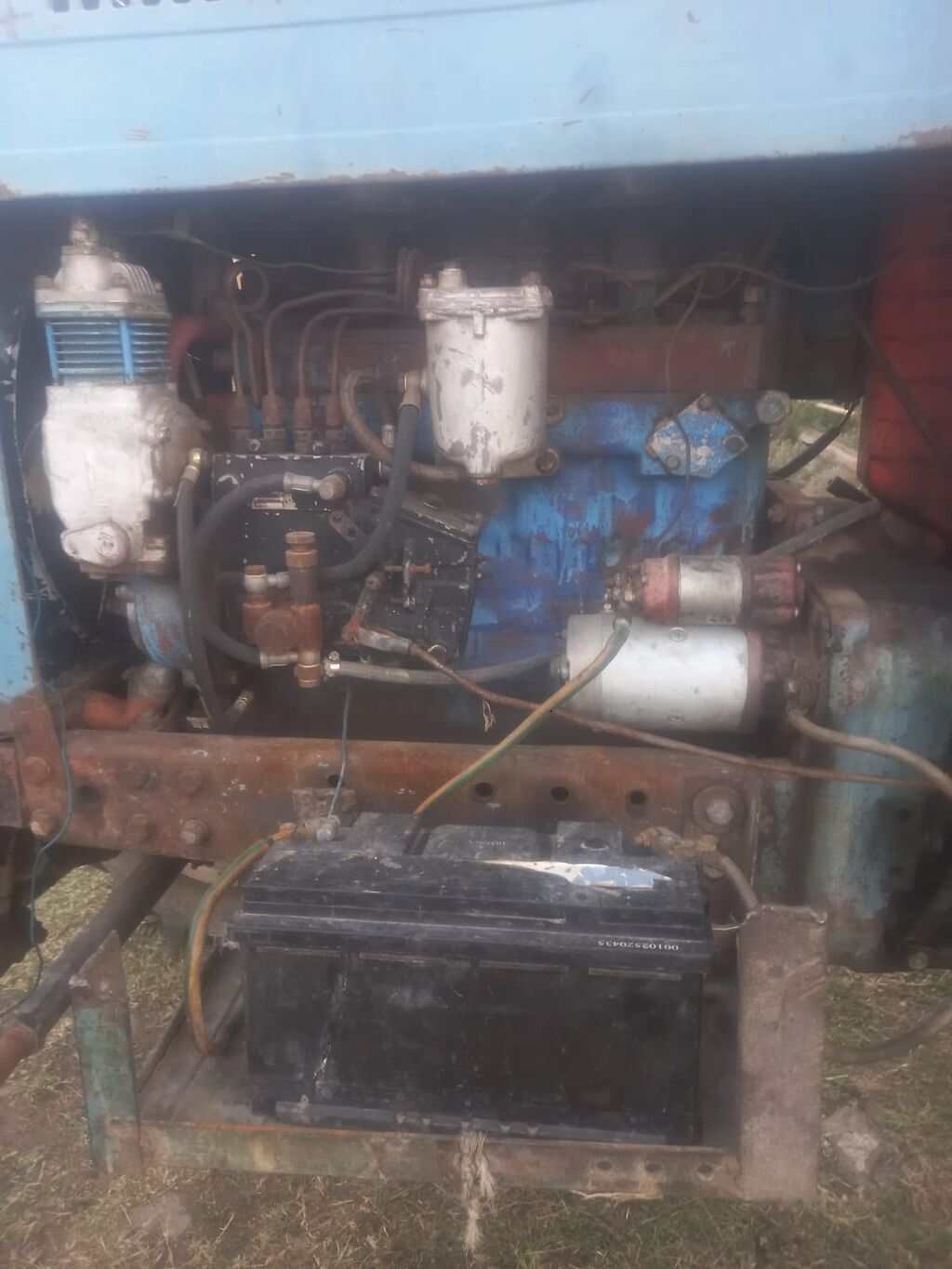 Traktor MTZ (Belarus) tipli, 4x4 tam ötürücülü. Mavi rəngli kabinli — Traktorlar, Goranboy (5)
