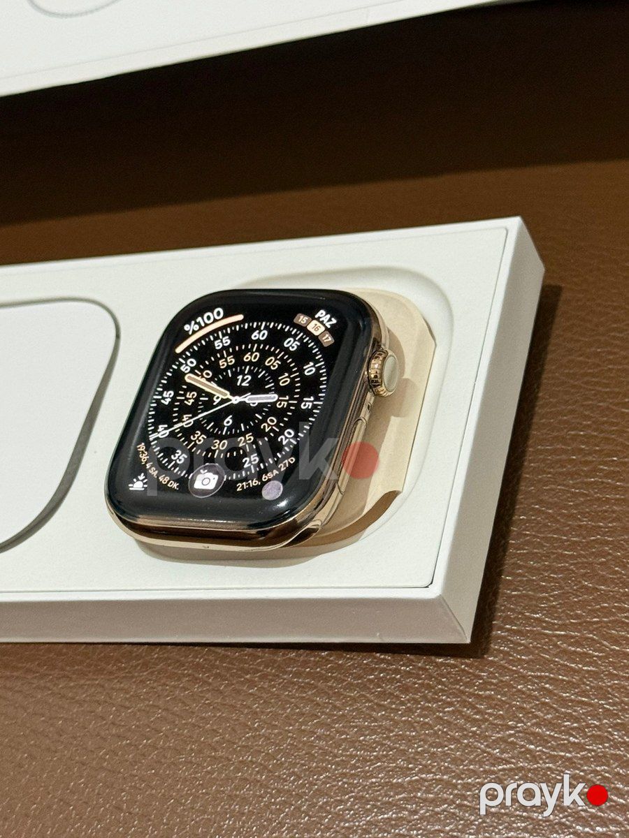 Apple Watch Series 10 Titanium Gold 46mm — Ağıllı saatlar və biləkliklər, Bakı (10)