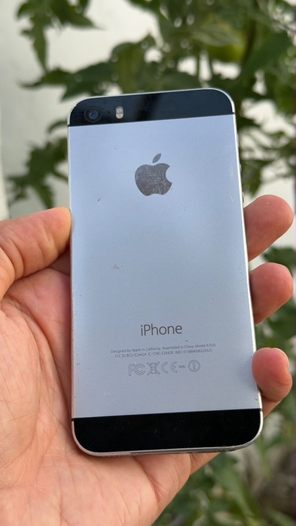 IPhone 5s, Gümüşü, Qırıq — Apple iPhone, Bakı (3)