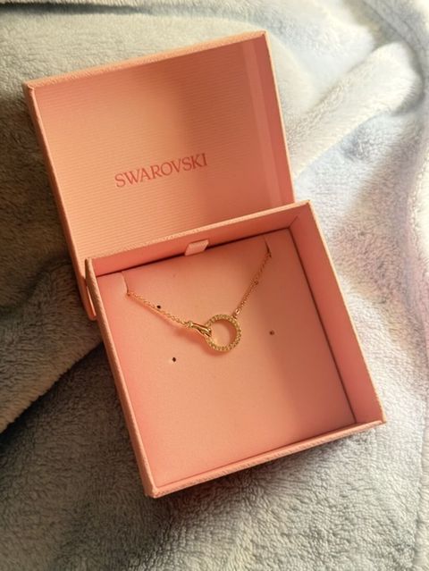 Boyunbağı, Swarovski, Çəhrayı qızıl — Bakı