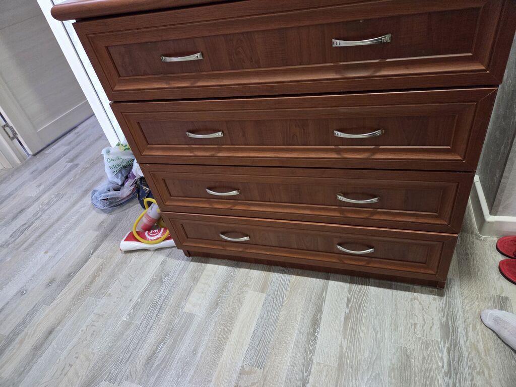 Mətbəx mebel dəsti - Material: laminat/LDSP ağac teksturalı fasadlar — Mebel, Bakı (3)