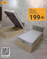 Çarpayı – açılan, bazalı model - Ölçü: 90 × 200 sm - Mexanizm — Furniture