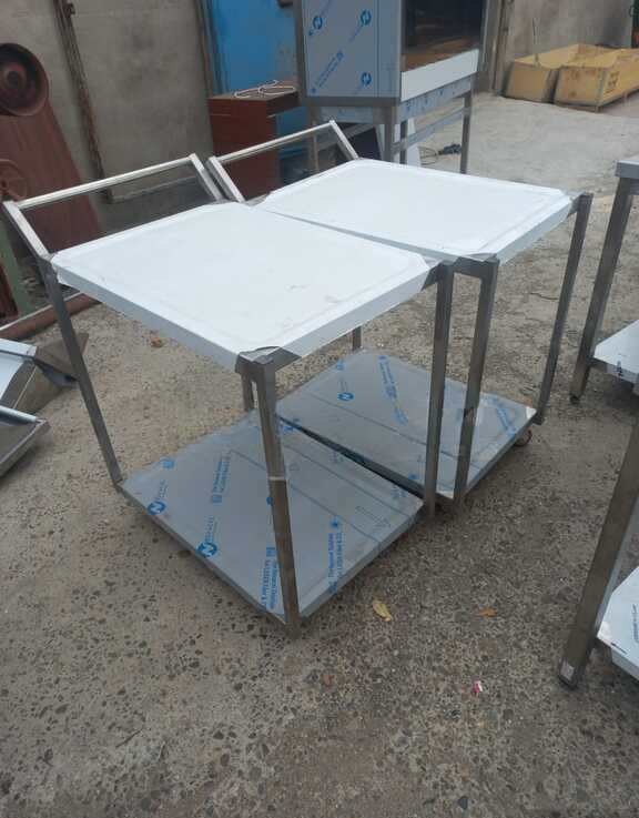Paslanmaz Polad Restoran Daşıma Arabası