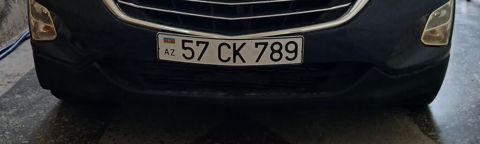 - AZ qeydiyyat nişanı: 57 CK 789 gencededi