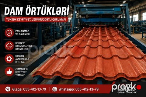 🏠 DAMINIZI BİZİMLƏ YENİLƏYİN! Keyfiyyətli dam örtüyü axtarırsınız? — Mehdiabad