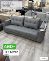 Tək divan – 230 sm - Rəng seçimi mümkündür - Yumşaq, rahat oturacaq — Goods