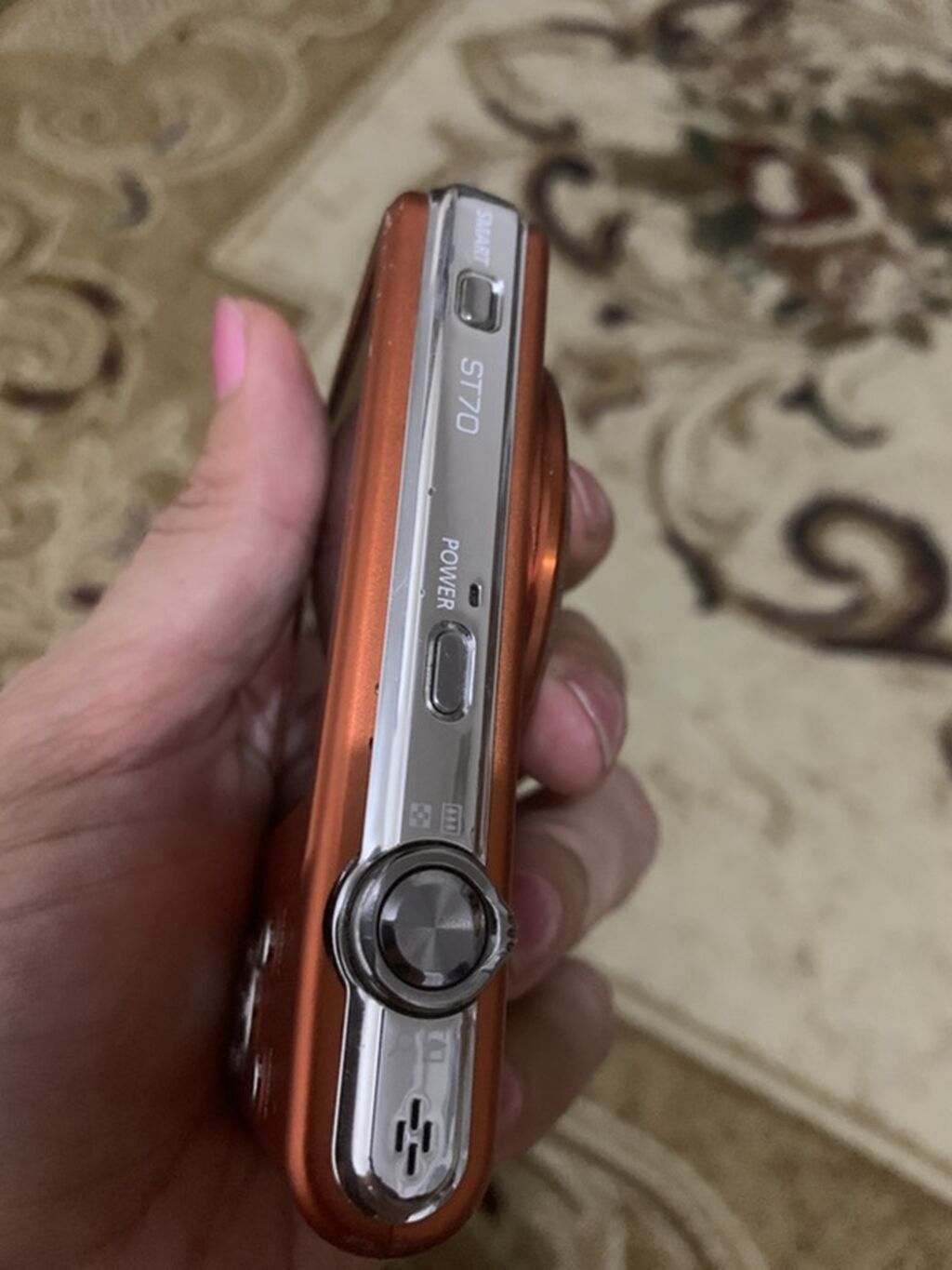 Samsung ST70 kompakt fotoaparat - Rəng: narıncı metalik korpus - — Elektronika, Bakı (4)