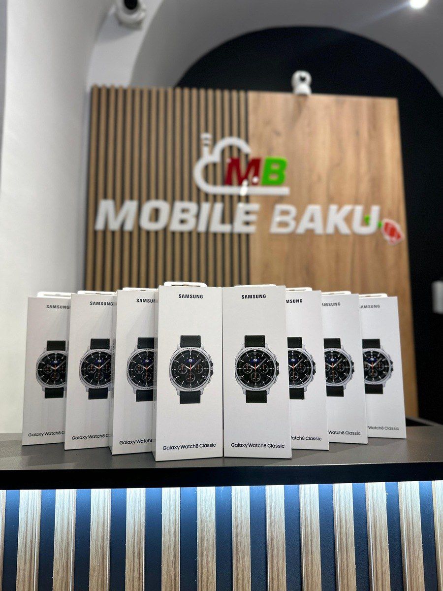 Samsung Galaxy Watch 8 Classic Black 46mm — Elektronika, Bakı