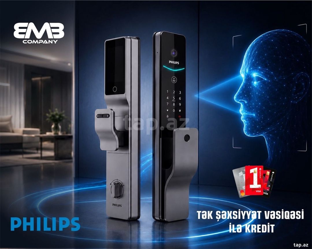 Philips Smart Kilid DDL720-FVP-17HWS — Təhlükəsizlik sistemləri, Bakı