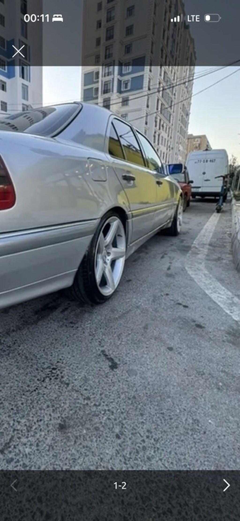 Mercedes-Benz sedan üçün idman üslublu yüngül lehimli disklər və şin - 1