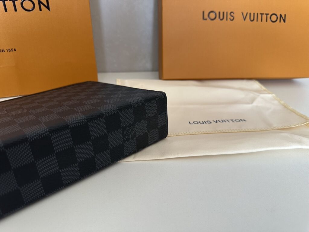 Louis Vuitton Damier Graphite kişilər üçün sənəd/klatç çantası - — Çantalar, Bakı (3)