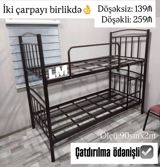 İkimərtəbəli çarpayı Bir başa istehsaldan✔️ Döşəksiz qiymət: 139₼ — Mallar
