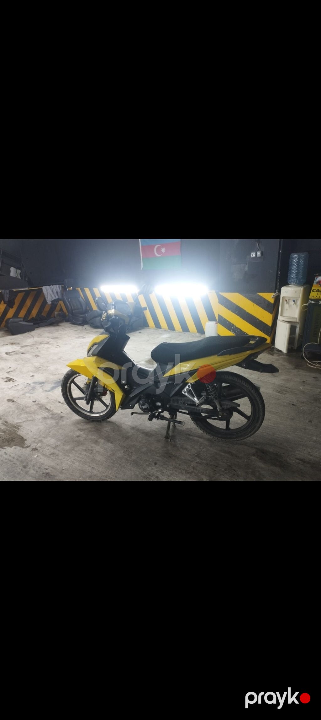 Məhsul: Sarı-qara rəngli skuter tipli motosiklet Təsvir: - Idman — Avto, Xırdalan (3)