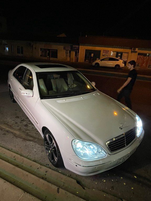 Mercedes S 320, 3.2 L, 2000 il, 298 555 km — Avtomobillər, Bakı (10)