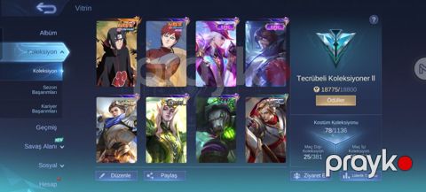 Mobile Legends: Bang Bang oyun hesabı - Profil adı: Kurosaki Ichigo - — Digah