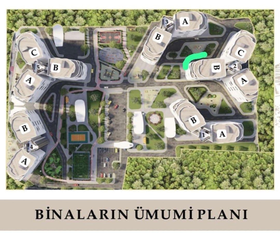 Satılır 4 otaqlı yeni tikili 163.7 m² — Mənzil, Bakı (2)