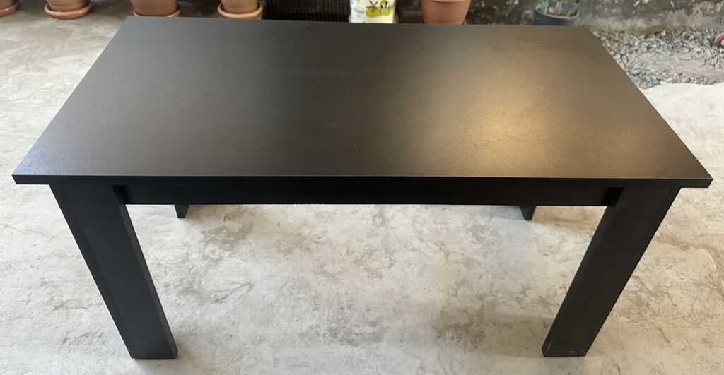 Minimalist dəst: qonaq otağı üçün divan, jurnal masası və puf - — Mebel, Masazır (2)