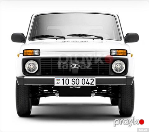 Avtomobil qeydiyyat nişanı - 10-SO-042 — Bakı