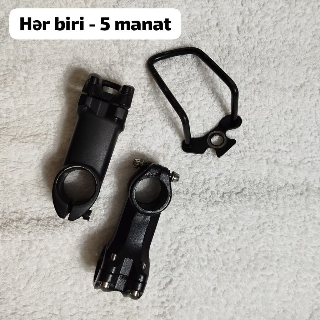 Velosiped aksesuarları - Sükan ucları və qapaqlı qara barendlər: cütü — Mallar, Bakı (3)