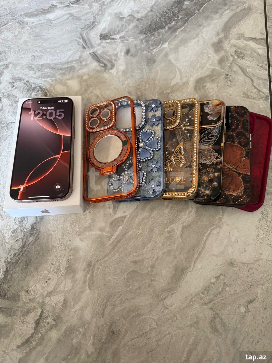 Apple iPhone 16 Pro Desert Titanium 256GB/8GB kaburaları (pulsuz) — Mallar, Bakı