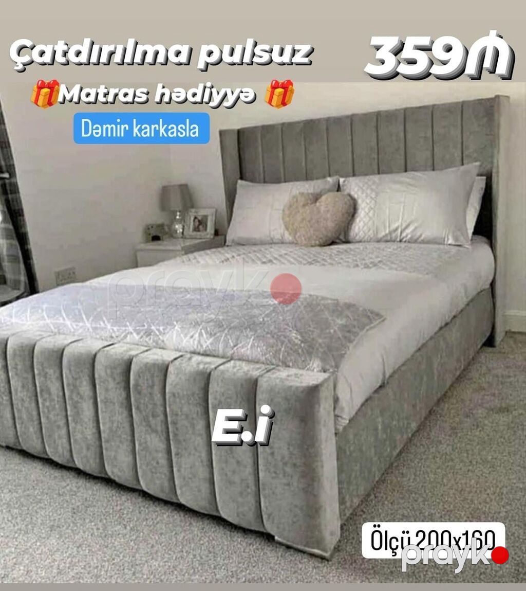 *Taxt / 2 Nəfərlik Çarpayı 359AZN💥* ✔️Rəng seçimi var ✔️ Şəhər daxili — Mebel, Bakı (2)