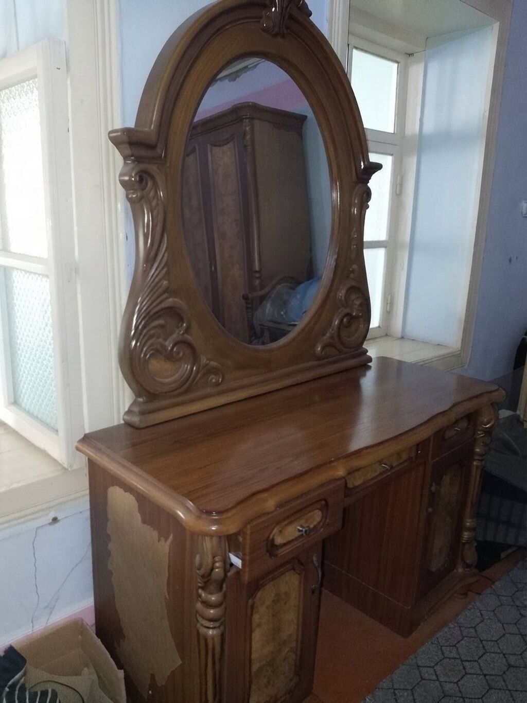 REAL ALICIYA ENDİRİM OLACAQ!🌷 Klassik üslubda taxtalı qadın masası və — Masalar, Şirvan