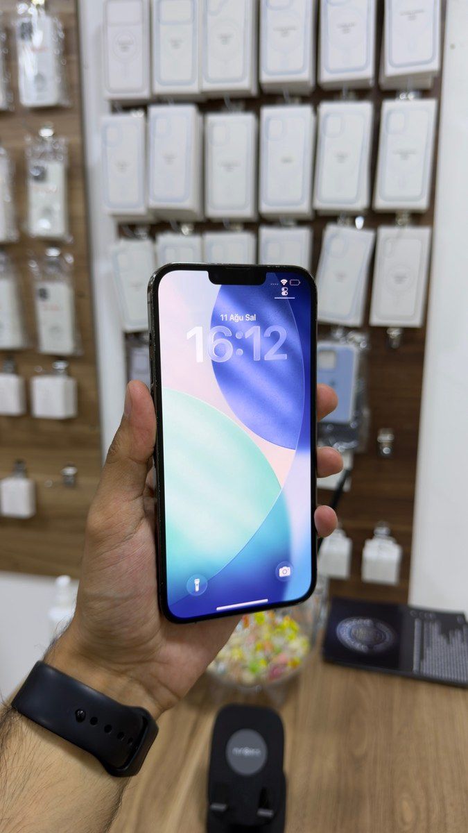 Apple iPhone 13 Pro Max Graphite 128GB/6GB — Mallar, Bakı (4)
