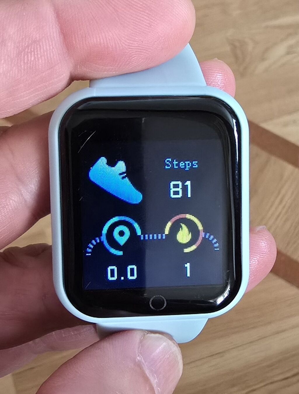 Yeni, Smart saat, Smart, Sensor ekran, rəng - Mavi — Aksesuarlar, Bakı (2)
