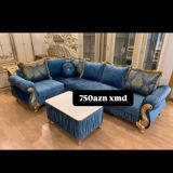 Məhsul: Künc divan dəsti + puf/kiçik masa • Dizayn: Klassik barokko — Мебель