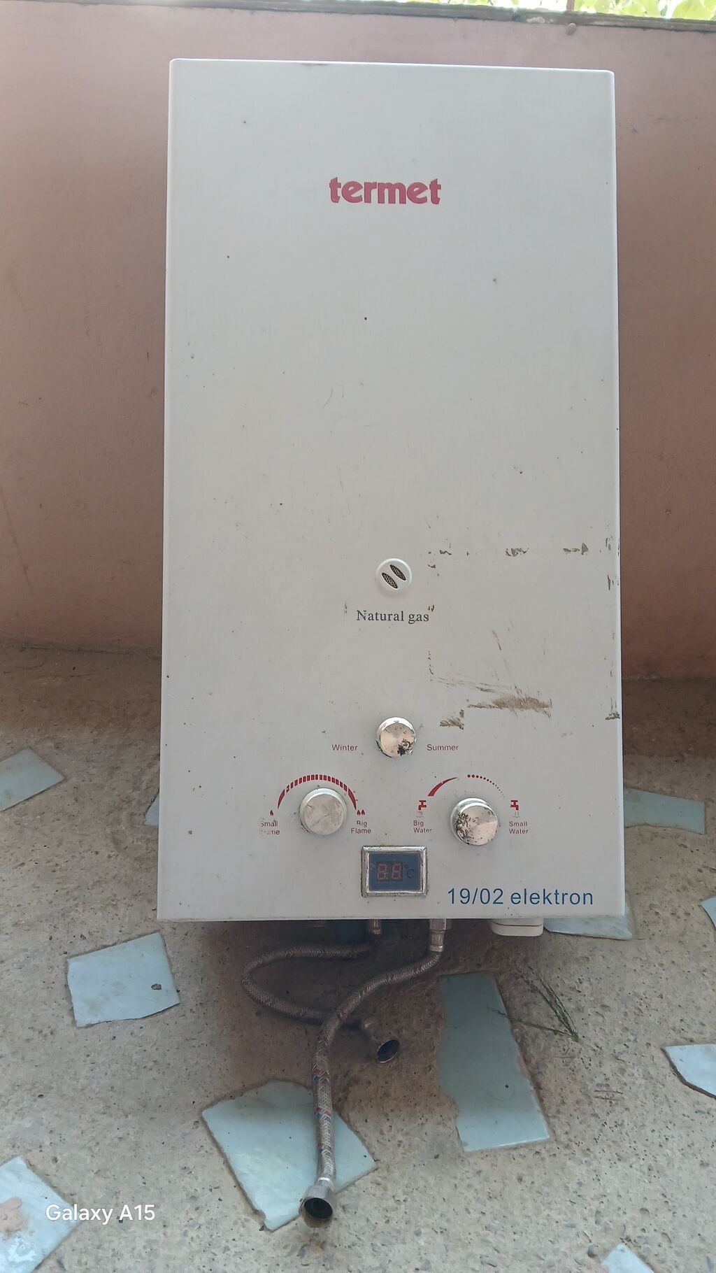 Termet qazla işləyən su qızdırıcısı – “19/02 elektron” modeli -