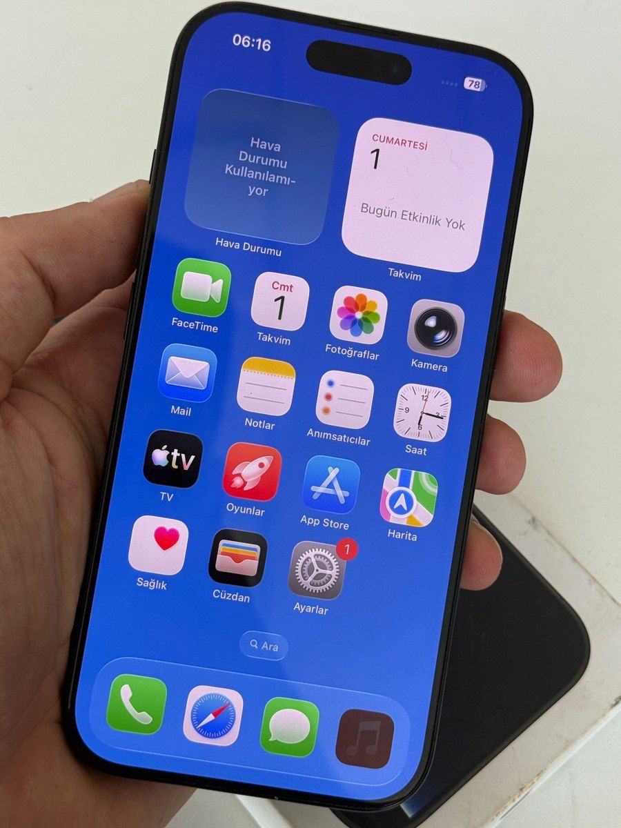 Apple iPhone 16 Pro Black Titanium 128GB/8GB — Smartfonlar, Sumqayıt (3)