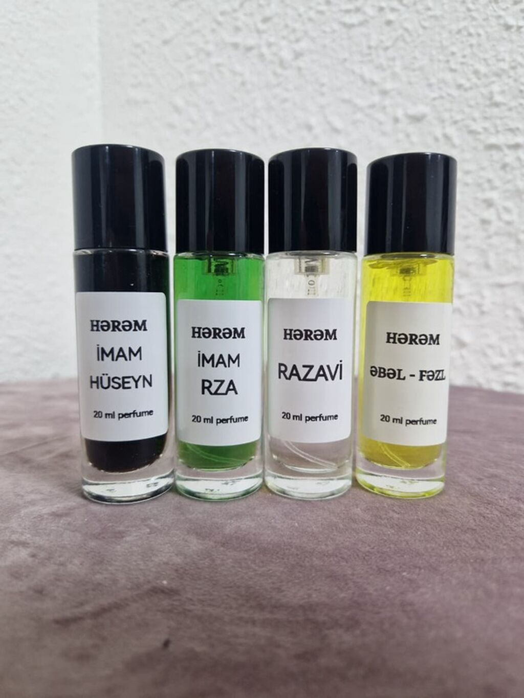 Hərəm ətirlərinin kolleksiyası – 20 ml roll-on şüşə flakonlarda