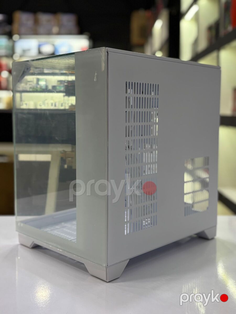 Gaming case "WjCoolman Skyline S1 M-Atx Panoramic Aquarium Case (White)" — Kompüterlər və noutbuklar, Bakı (4)