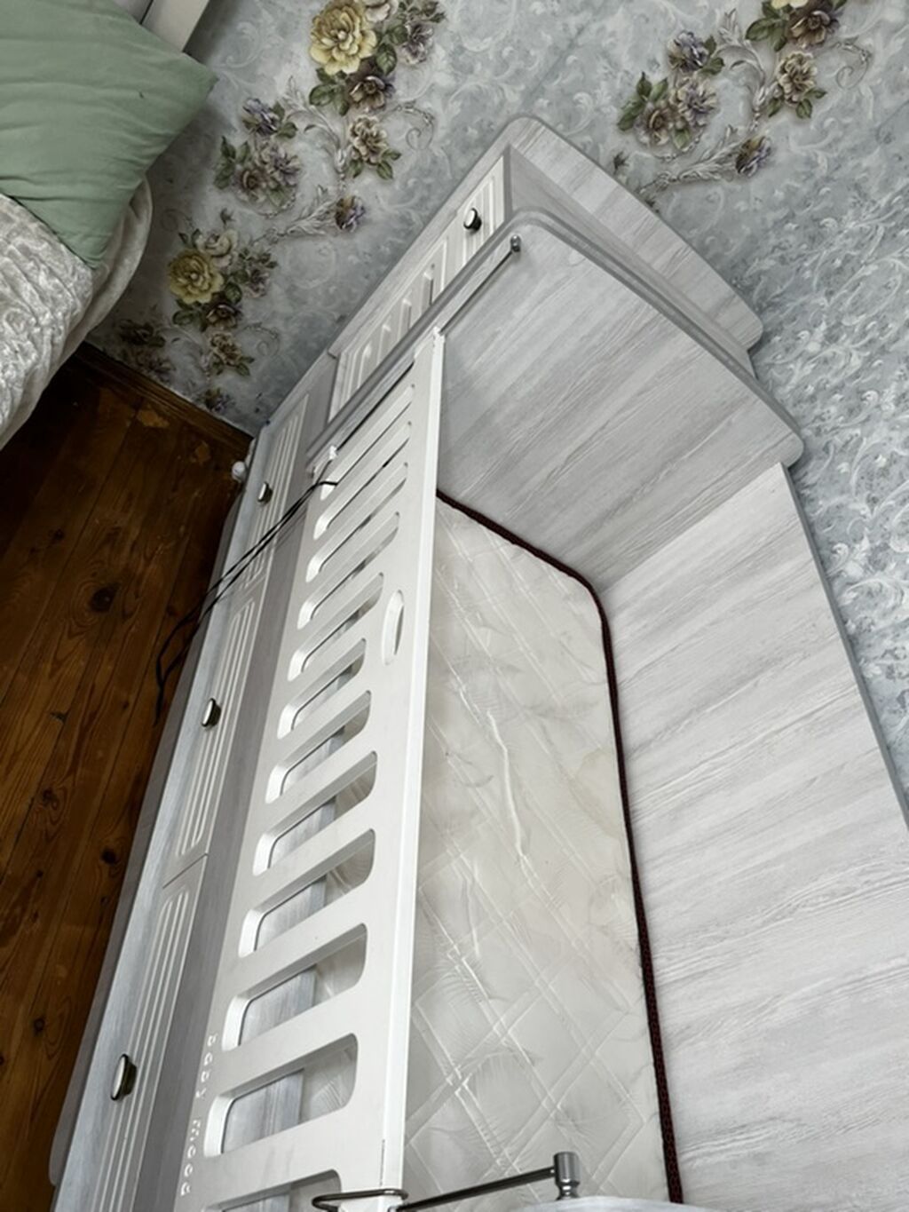 Uşaq çarpayısı – “Baby Mood” kombinə edilmiş model - Rəng: Açıq boz — Mebel, Xırdalan (3)