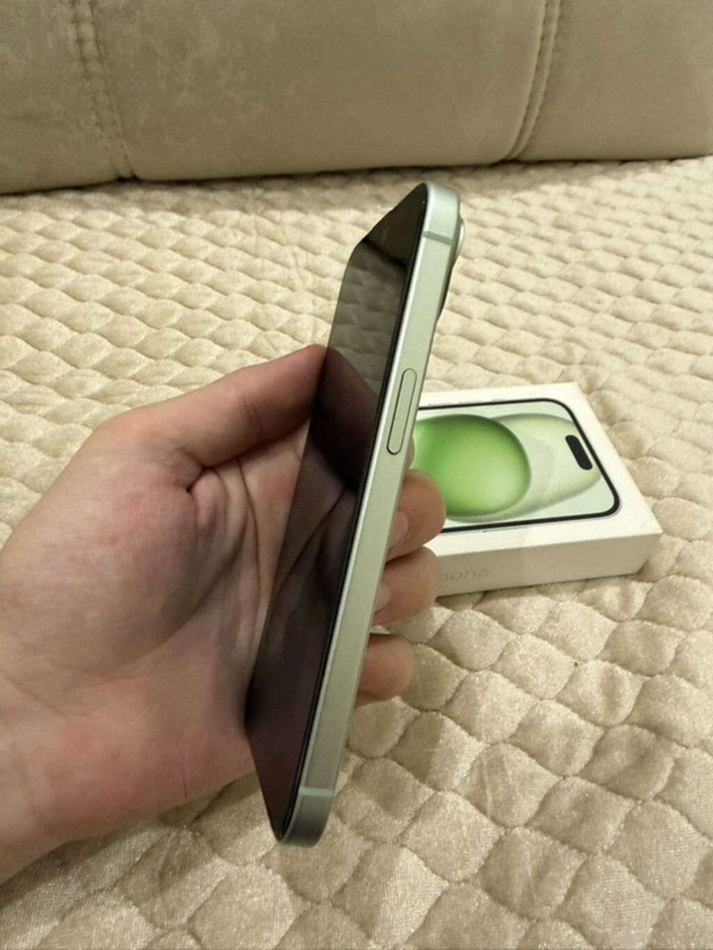 IPhone 15, Yaşıl, Face ID — Apple iPhone, Gəncə (5)