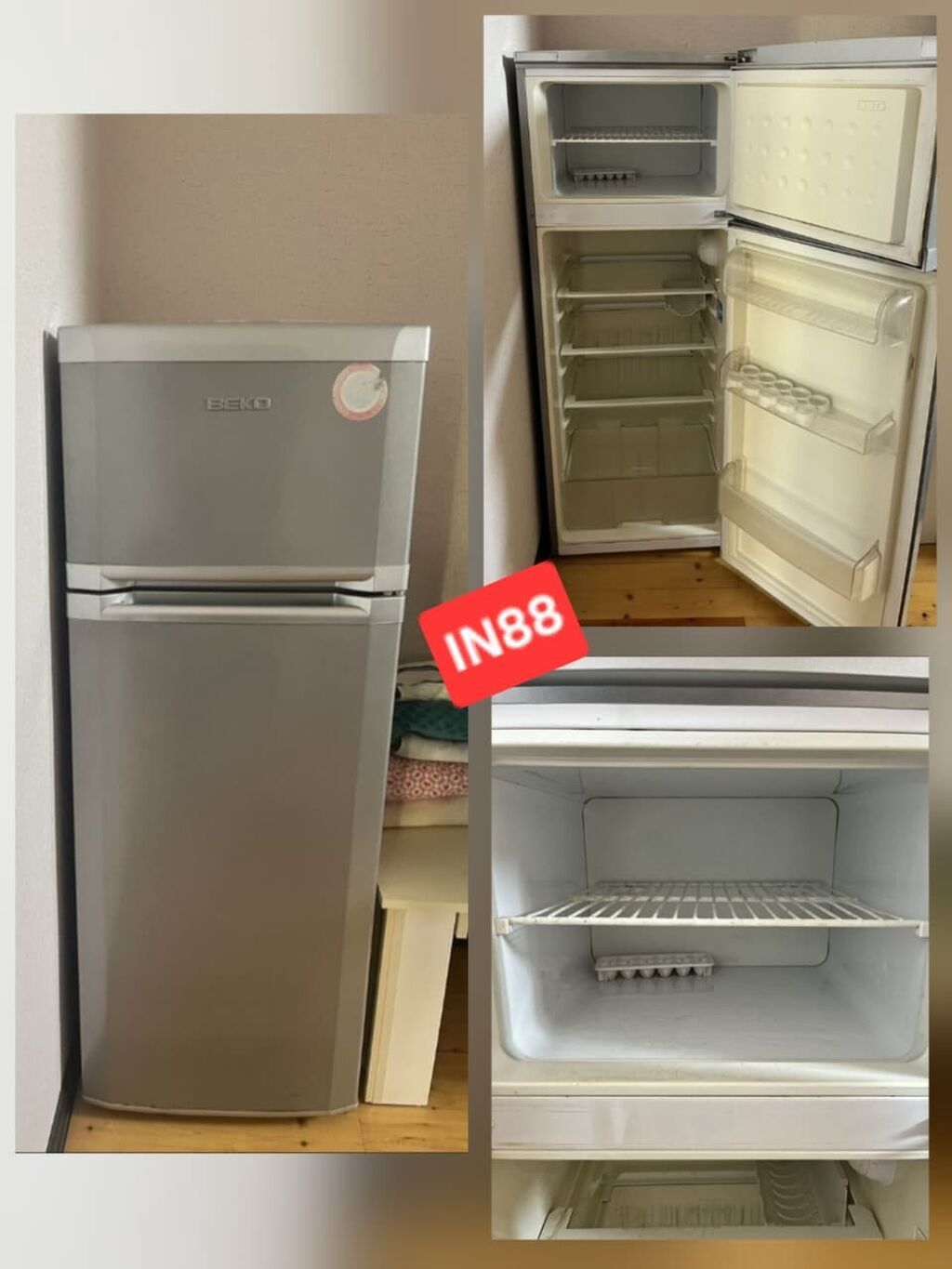 Beko defrost soyuducu tecili olaraq satilir 230 manata.Tecili evden