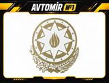 Avtomobil üçün yapışqan gerb - 13x13 sm — Авто