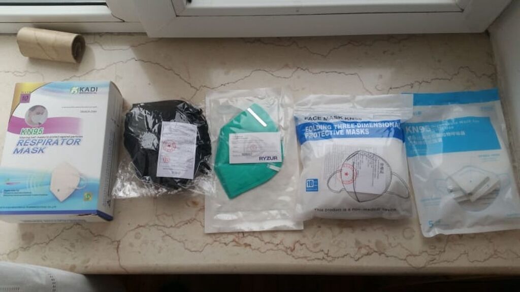 Tibbi maska 1 manat KN95 filterli — Mallar, Bakı (2)