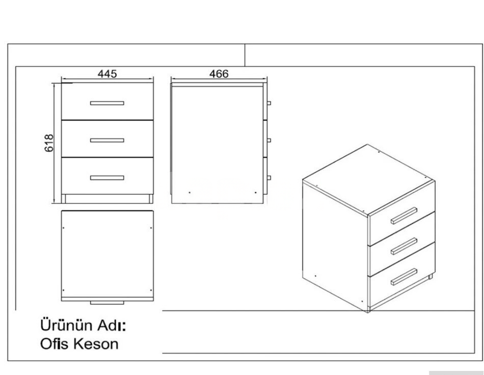 Ofis mebel dəsti Qarışıq rəng — Ofis mebeli, Bakı (4)