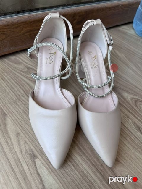 Aida Shoes markalı qadın ayaqqabısı - Rəng: açıq bej/nude - Ölçü: 40 — Elsever