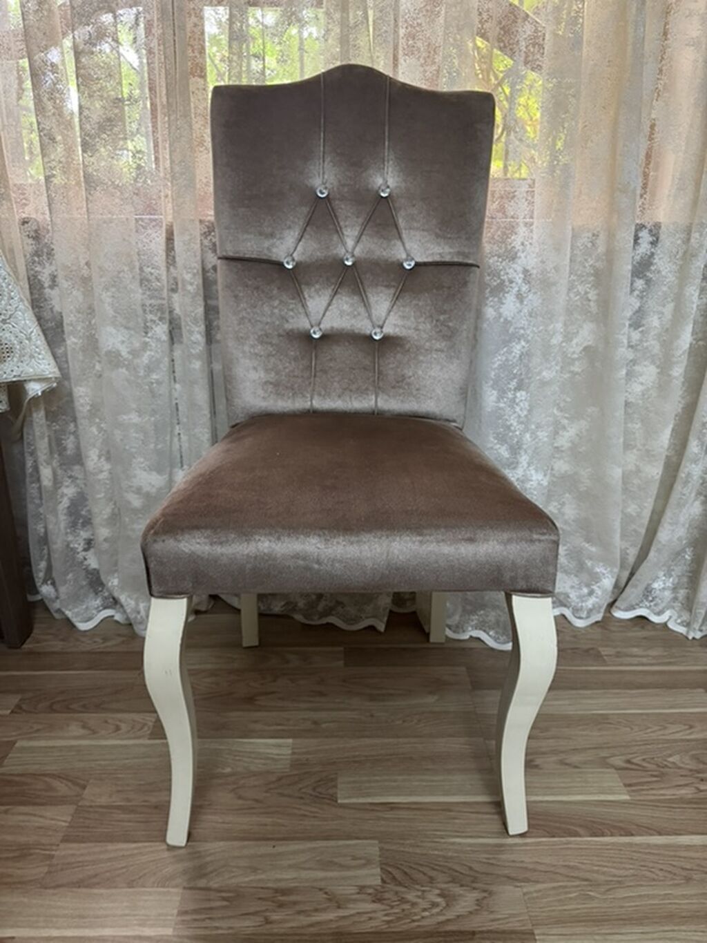 Qonaq otağı üçün, İşlənmiş, Qatlanmayan, rəng - Bej Stul — Stullar, Bakı (2)