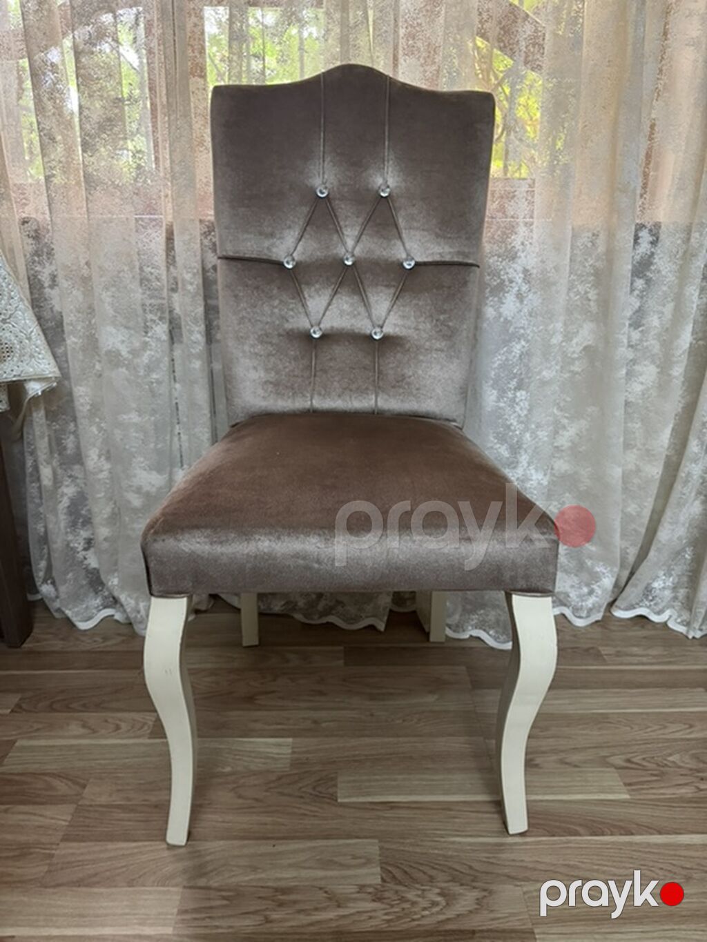Qonaq otağı üçün, İşlənmiş, Qatlanmayan, rəng - Bej Stul — Stullar, Bakı (2)