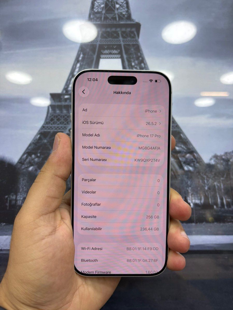 Apple iPhone 17 Pro Silver 256GB/12GB — Mallar, Bakı (2)