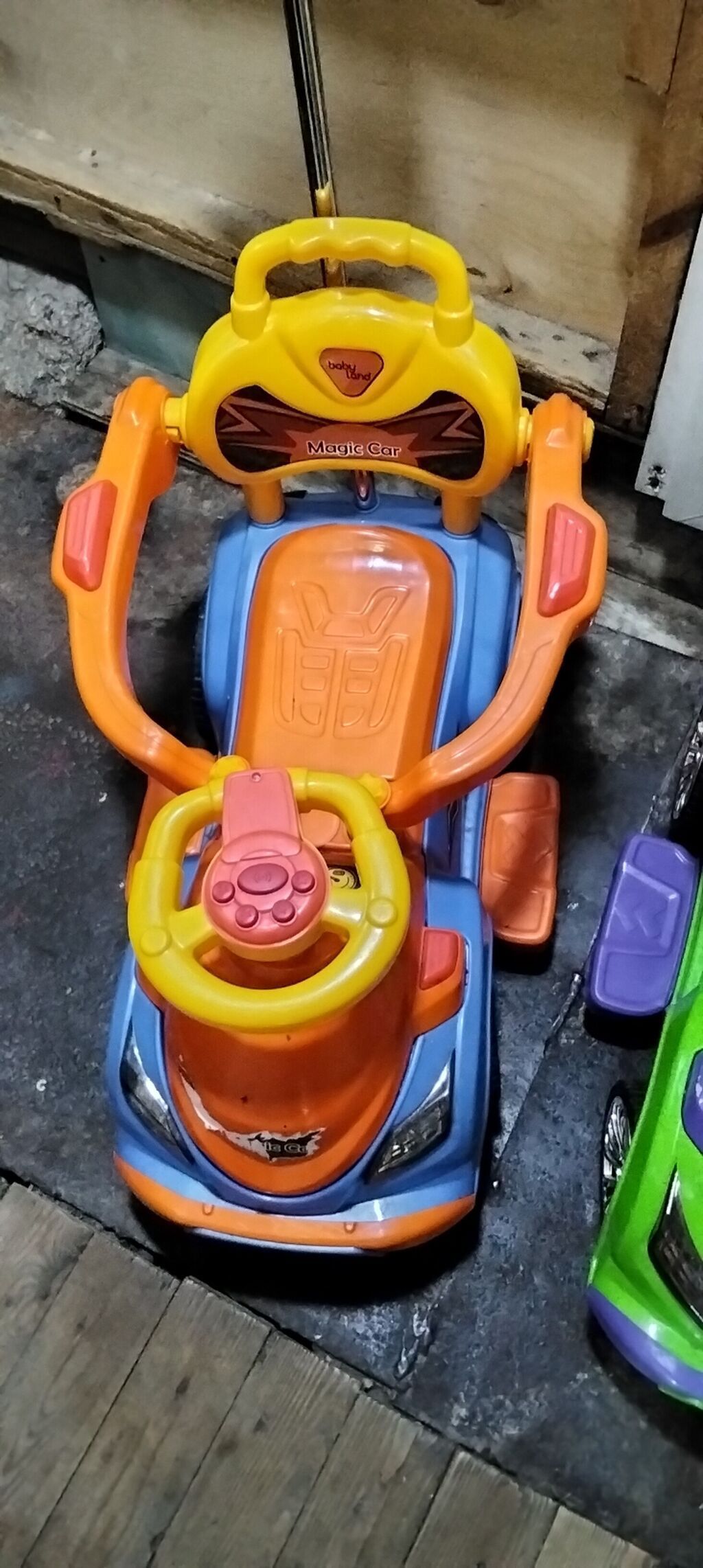 Uşaq üçün pedallı/itələmə tipli oyuncaq maşınlar – “Magic Car” (iki — Oyuncaqlar, Bakı (5)